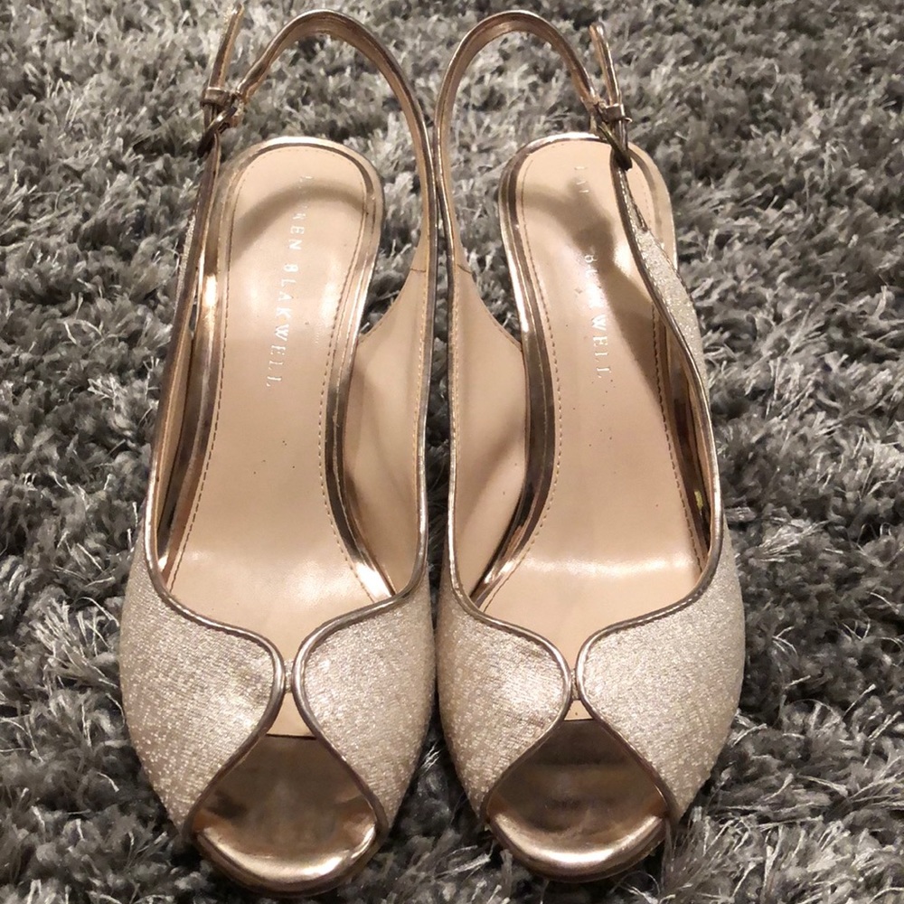 Gold heels